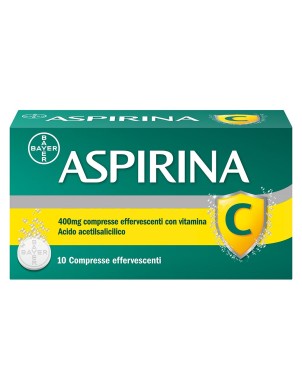 Aspirina C 400 + 240 mg 10 comprimidos efervescentes