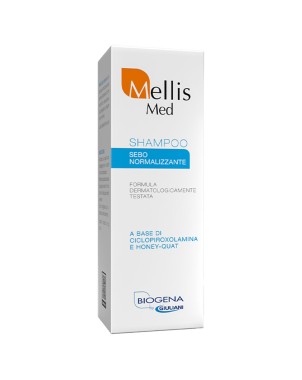 Mellis Med
Shampoo
sebo normalizzante
a base di ciclopiroxolamina e honey-quat