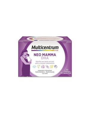 Multicentrum
Neo Mamma DHA
Integratore alimentare multivitaminico - multiminerale con DHA