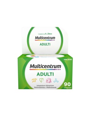 Multicentrum
Adulti
Integratore alimentare multivitaminico - multiminerale
Completo da A a Zinco