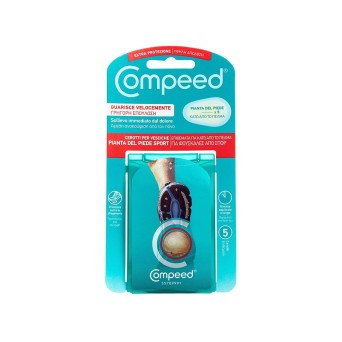 Compeed parches ampollas suela del pie deportivo 5 piezas