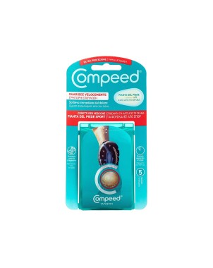 Compeed parches ampollas suela del pie deportivo 5 piezas