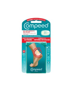 Compeed
Cerotti per vesciche  Extreme
medio
Sollievo immediato dal dolore