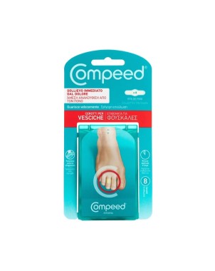 Compeed apósitos para ampollas en los dedos del pie 8 piezas