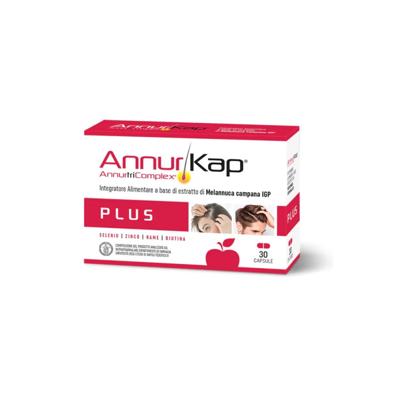 Annurkap plus
annutricomplex
Integratore alimentare a base di estratto di melannaca campana IGP