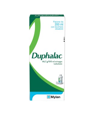 Duphalac
66,7 g/100 ml sciroppo
lattulosio
trattamento di breve durata della stitichezza occasionale