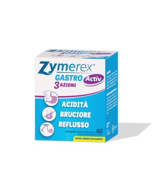 Zymerex
Gastro Activ
3 azioni (acidità, bruciore, reflusso)