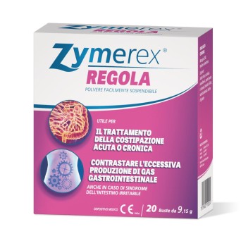 Zymerex
Regola
Utile per il trattamento della costipazione acuta o cronica