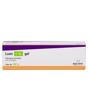 Luan
1% gel
lidocaina cloridrato
uso chirurgico
tubo da 100 g