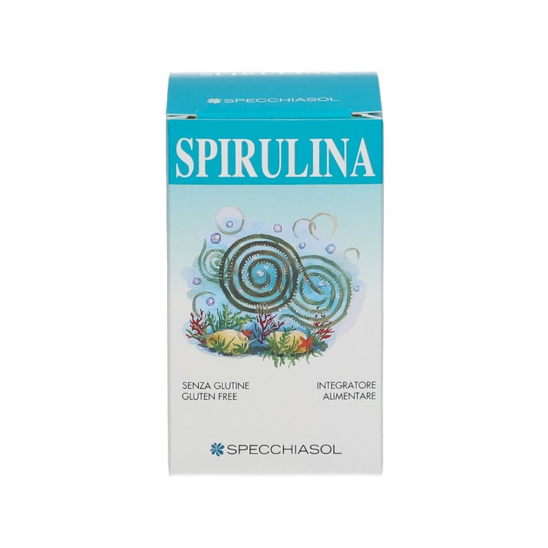 Spirulina
Integratore alimentare
senza glutine
Barattolo da 140 tavolette