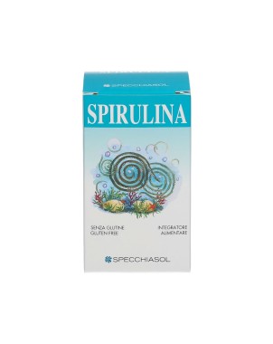 Spirulina
Integratore alimentare
senza glutine
Barattolo da 140 tavolette