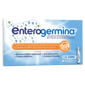 Enterogermina 4 milliards 10 flacons 5 ml