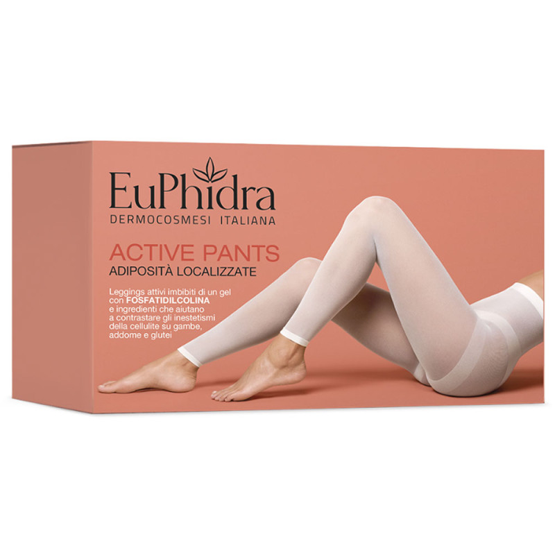 EuPhidra Active Pants Leggins adiposita localizzate
Leggings attivi imbibiti di un gel con fosfatidilcolina