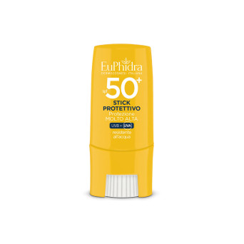 EuPhidra Stick Protettivo solare SPF 50+ protezione molto alta UVB + UVA resistente all'acqua