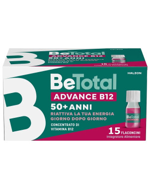 BeTotal Advance B12
Più vitamina B12 per l'energia fisica e mentale dopo i 50 anni