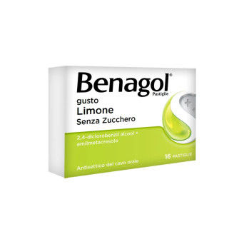 Benagol 16 pastiglie limone senza zucchero