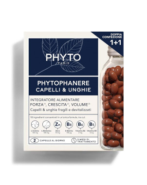 Phyto Phanere integratore alimentare capelli e unghie
forza crescita volume capelli | 3 mesi di trattamento completo