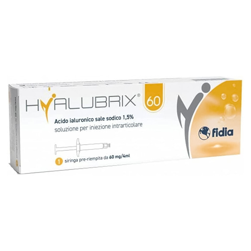 Hyalubrix 60 Siringa preriempita 60mg/4ml soluzione per iniezione intra-articolare