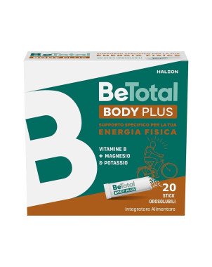 BeTotal Body Plus supporto per l'energia fisica
Complesso bilanciato di Vitamine B con Magnesio e Potassio