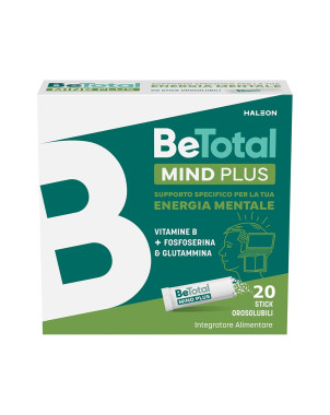 BeTotal Mind Plus Supporto per l'energia mentale
Complesso bilanciato di vitamine B con fosfoserina e glutammina