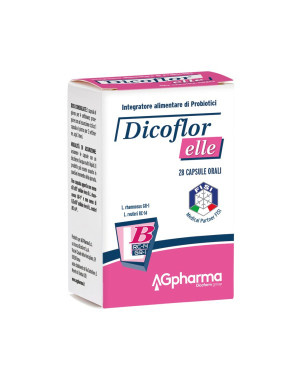 Dicoflor Elle integratore alimentare di Probiotici
scatola da 28 capsule orali