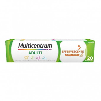 Multicentrum Adulti Integratore alimentare multivitaminico-multiminerale completo da A a Zinco
effervescente gusto arancia