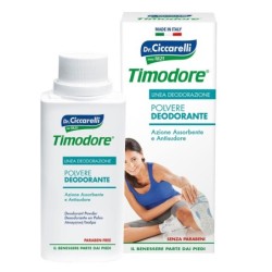 Timodore polvere deodorante piedi Barattolo da 250 g