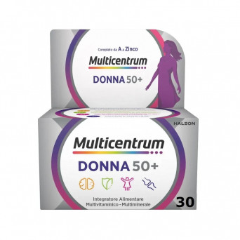 Multicentrum donna 50+ 30 comprimés