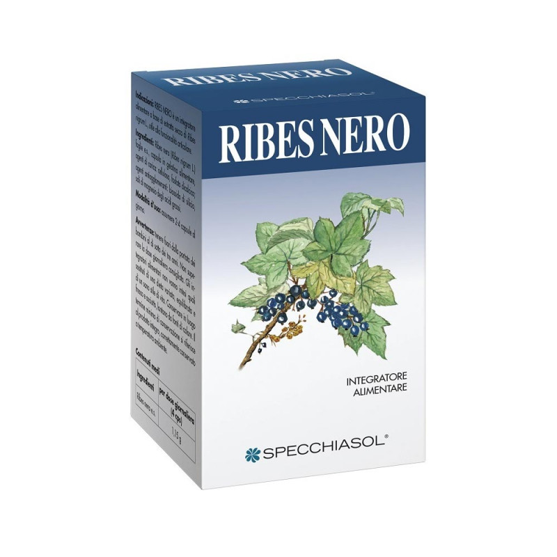 Ribes Nero Integratore alimentare indicato per coadiuvare la funzionalità articolare
barattolo da 75 capsule