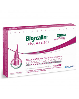 Bioscalin TricoAGE 50+ Anticaduta Antietà 8 fiale contrasta il diradamento e l'assottigliamento dei capelli