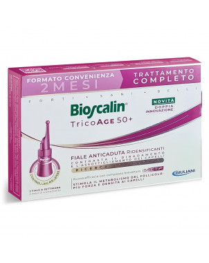 Bioscalin TricoAGE 50+ Antiedad anticaída 16 viales