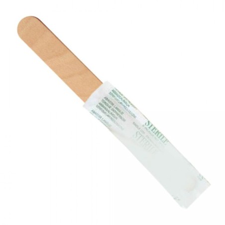 1 piece sterile wooden tongue depressor