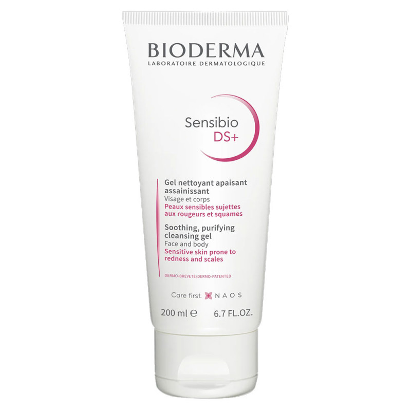 Bioderma Sensibio DS+ Gel moussant 200 ml Gel detergente lenitivo e purificante. A risciacquo