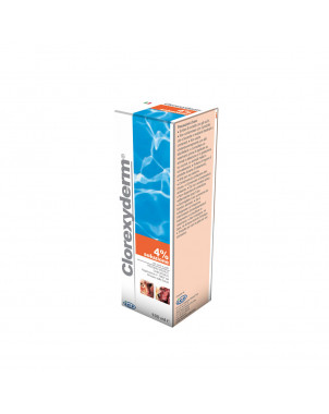 Clorexyderm 4% solution pour chiens et chats 100 ml