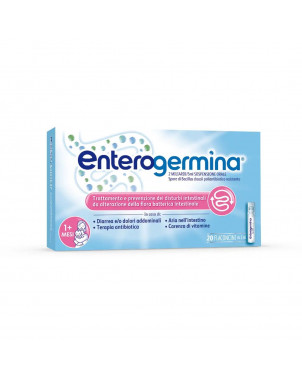 Enterogermina 2 billion / 5 ml oral suspension 20 vials