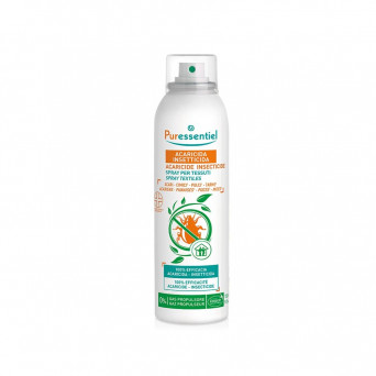 Puressentiel acaricida spray para tejidos insecticida acaricida (ácaros, chinches, pulgas, polillas)