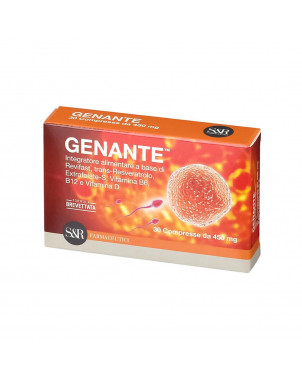 Genante 30 tablets food supplement useful as a first specific approach for couple infertility