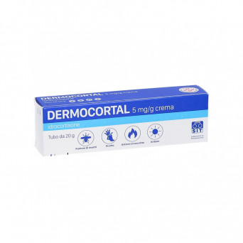 Dermocortal cream indicated in the treatment of dermatoses sensitive to steroids, in eczema.