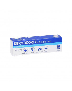 Dermocortal cream indicated in the treatment of dermatoses sensitive to steroids, in eczema.