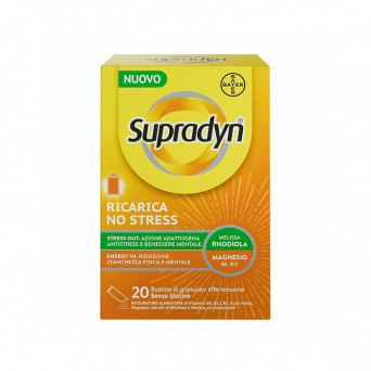 Supradyn Ricarica No Stress food supplement with adaptogenic action against stress and mental well-being