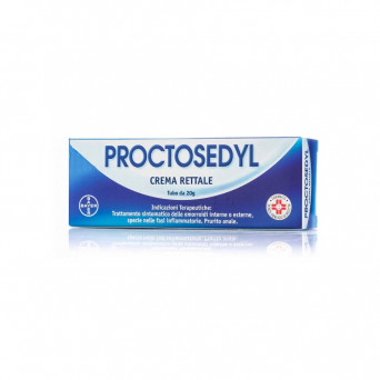 Proctosedyl rectal cream symptomatic treatment of internal or external hemorrhoids