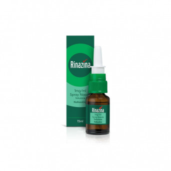 Rinazina Rapid and prolonged action decongestant nasal spray that clears the nose even in case of sinusitis.