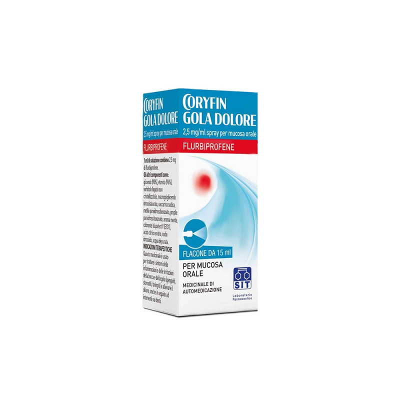 Coryfin gola dolore spray mucosa oral 15 ml