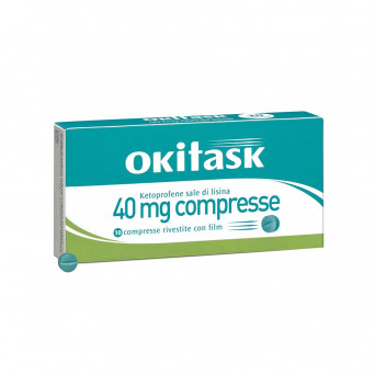 Okitask 40 mg 10 compresse antinfiammatorio indicato nel trattamento del dolore di varia natura