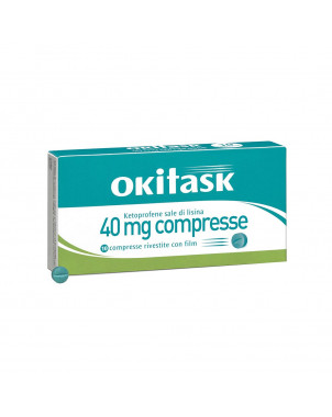 Okitask 40 mg 10 compresse antinfiammatorio indicato nel trattamento del dolore di varia natura