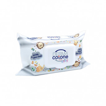 Dermacotone Baby baby hygiene wipes with flower nectar scent.