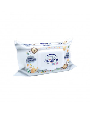 Dermacotone Baby baby hygiene wipes with flower nectar scent.