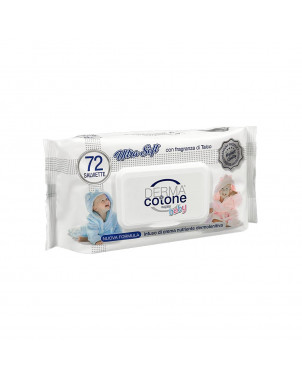 Dermacotone Baby cream infused baby hygiene wipes, protects the skin from dehydration.