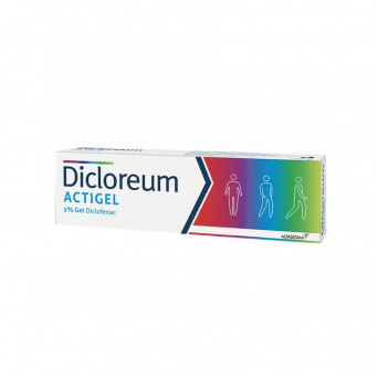 Dicloreum actigel 1% gel 100 g indicated for the local treatment of joint and muscle pain