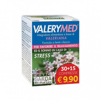 Food supplement based on valerian to promote relaxation and sleep in case of stress.